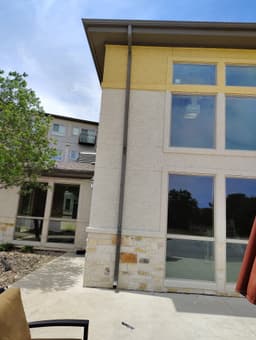 Modern house architectural painting