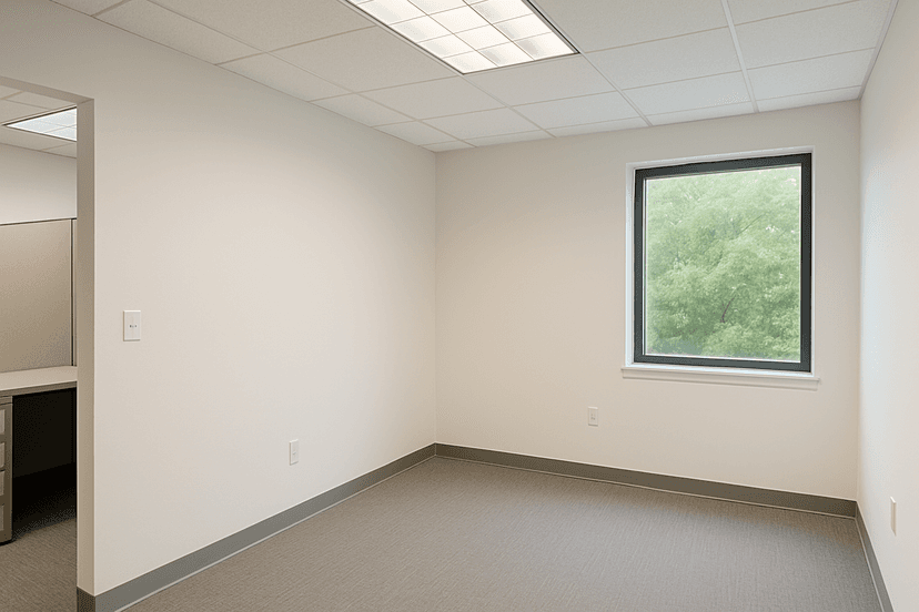 Office space interior painting