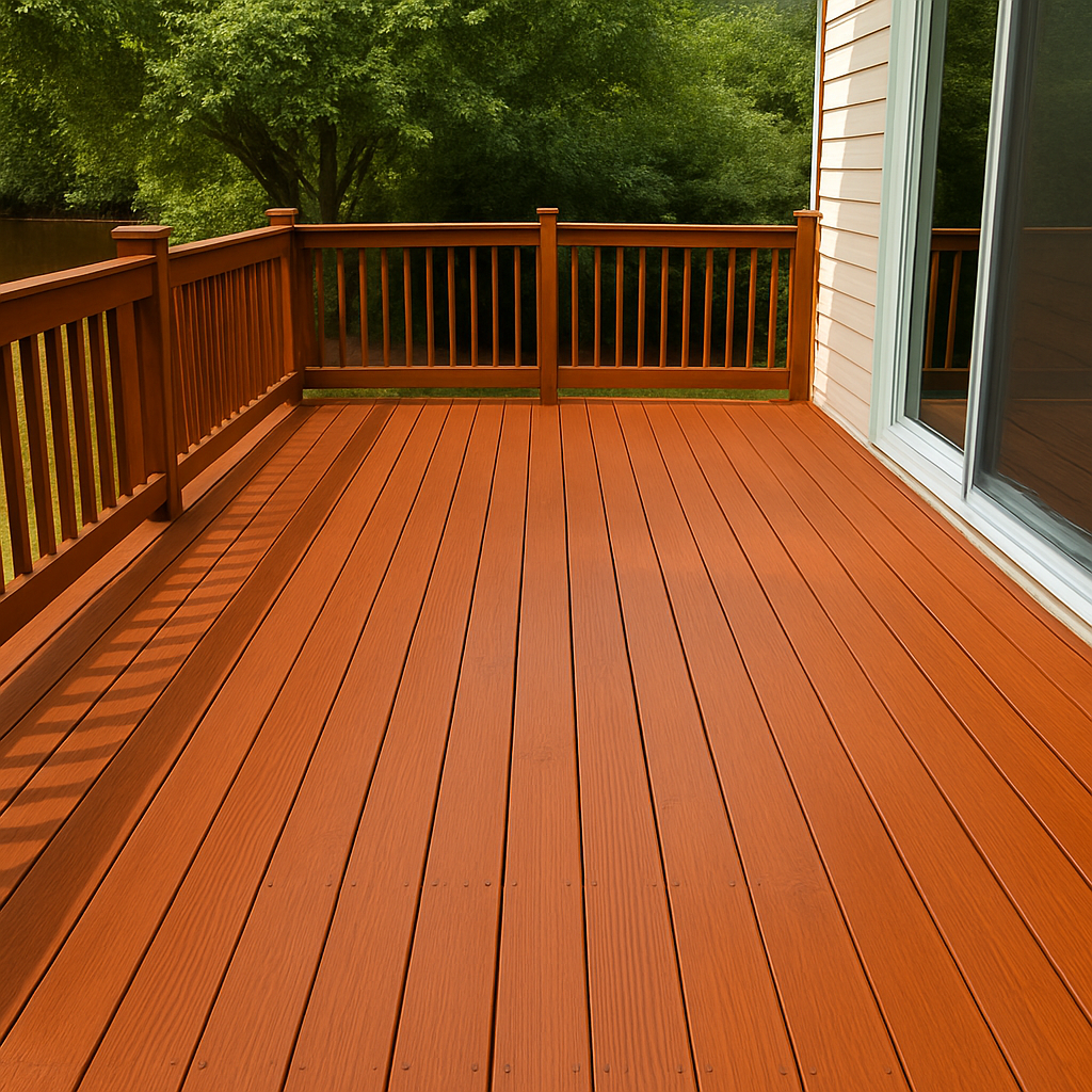 Deck-staining-after