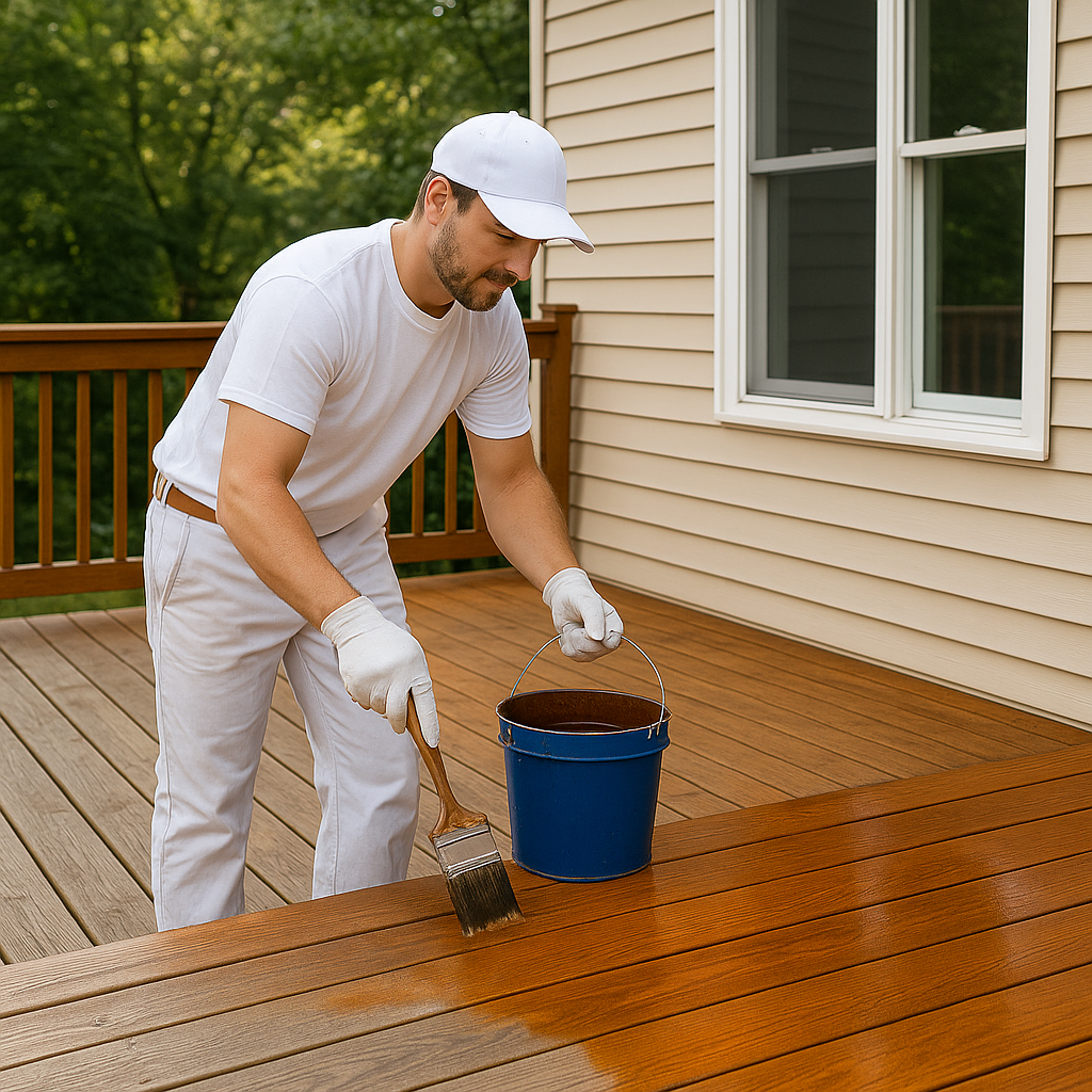 Deck-staining