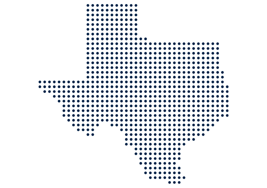 Pixel Map of Texas