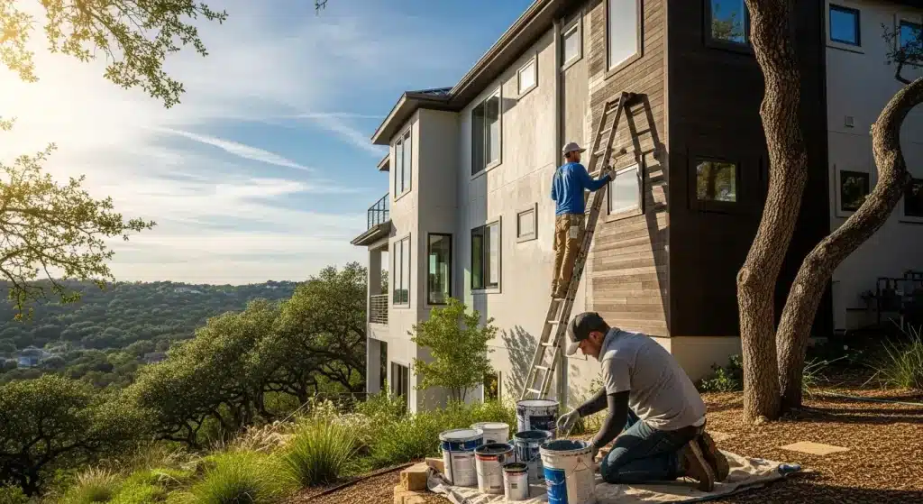 exterior painting west lake hills